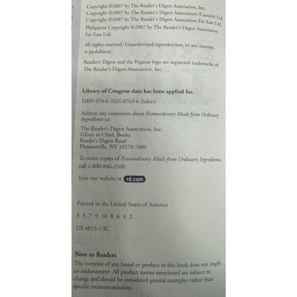 Extraordinary Meals from Ordinary Ingredients by the editors of R... (Hardcover) - Picture 7 of 7